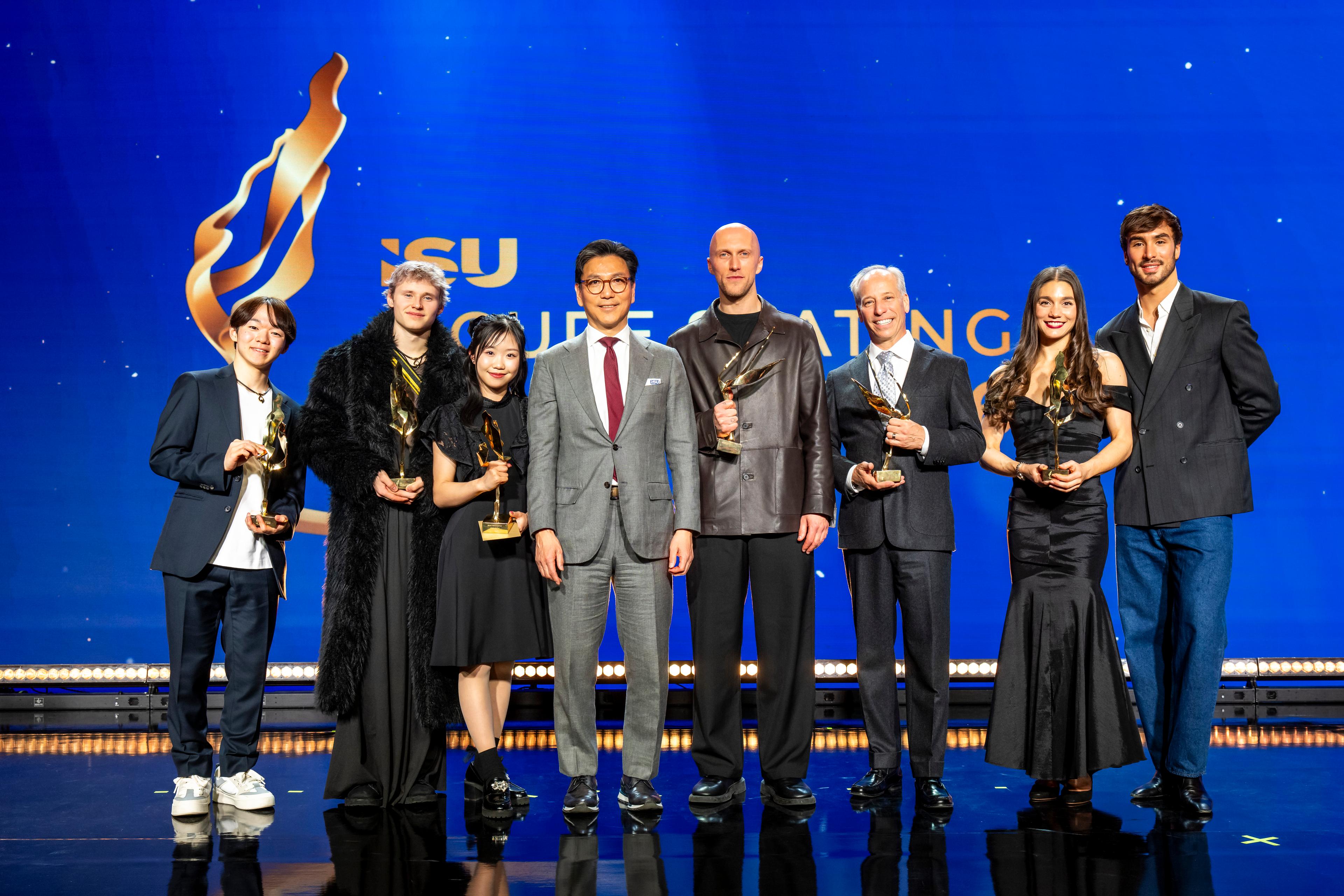 Winners celebrated at ISU Figure Skating Awards in Prague
