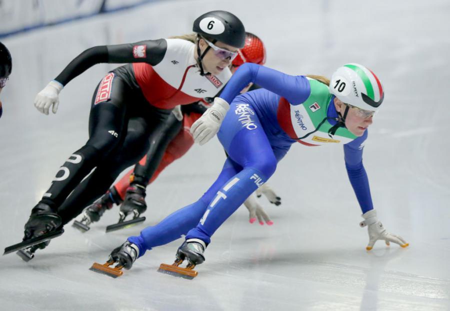 Martina Valcepina (ITA) Natalia Maliszewska (POL) WCSTSS ITA 2019©International Skating Union (ISU) 1128468553