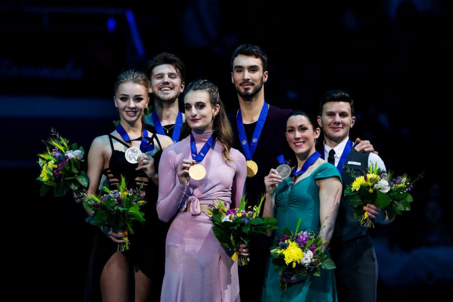 EFSC 2019 Ice Dance Podium 1089583444