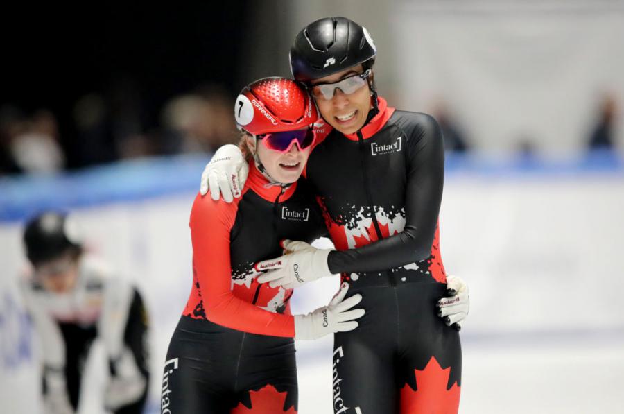 Kim Boutin (CAN) Alyson Charles (CAN) WCSTSS ITA 2019©International Skating Union (ISU) 1128696720